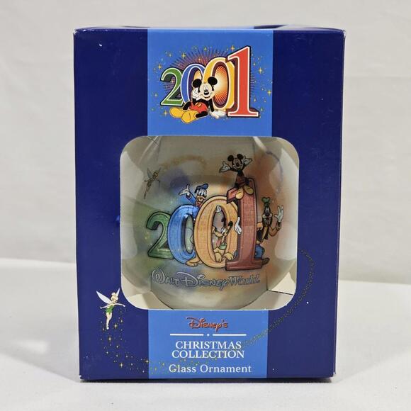 Disney Other - Vintage Disney This Is The Start Of Something Big 2001 Glass Christmas Ornament